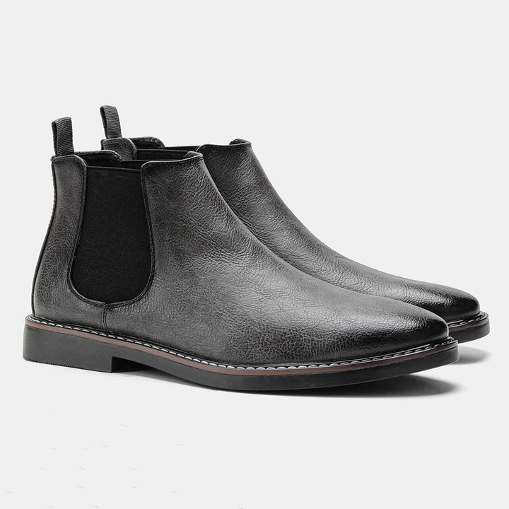 Wayne - Retro Cowhide Boots