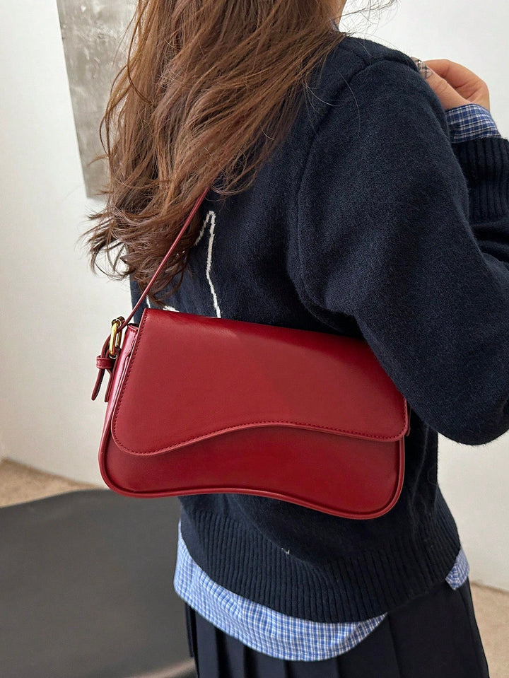 Celeste - Magnetic Buckle Shoulder Bag