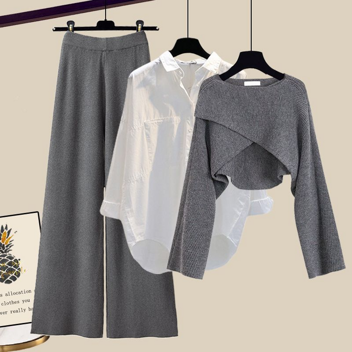 Jane - Casual 3-Piece Long Sleeve Set