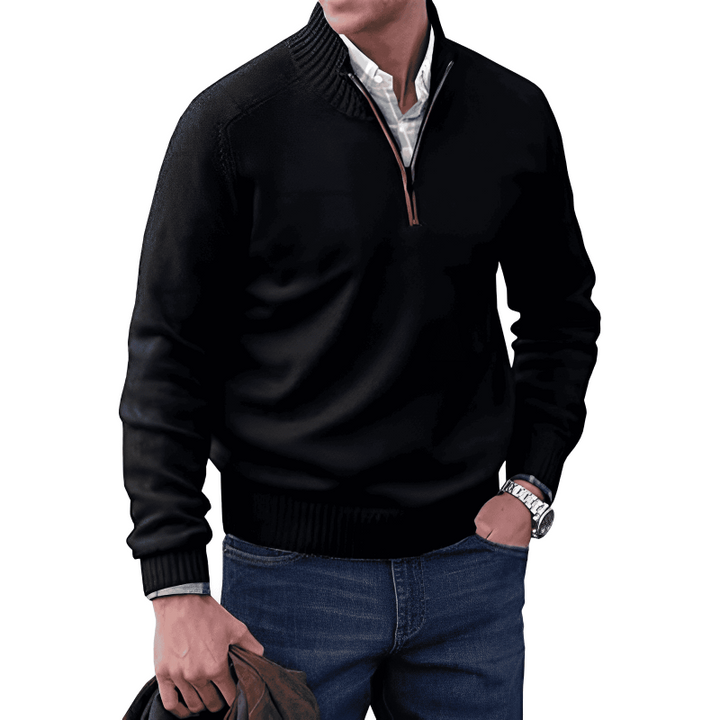 Noah - Cashmere Zip-Up Sweater