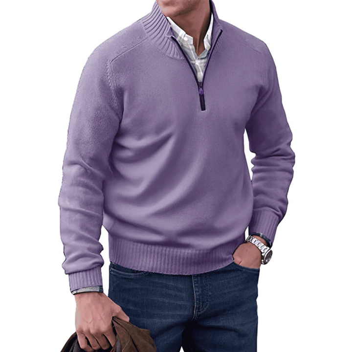 Noah - Cashmere Zip-Up Sweater