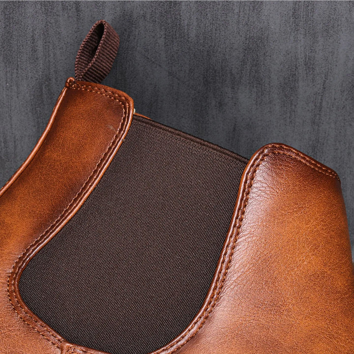 Wayne - Retro Cowhide Boots