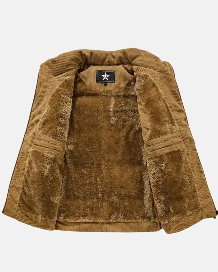 Rafael Soft Velour Corduroy Vest
