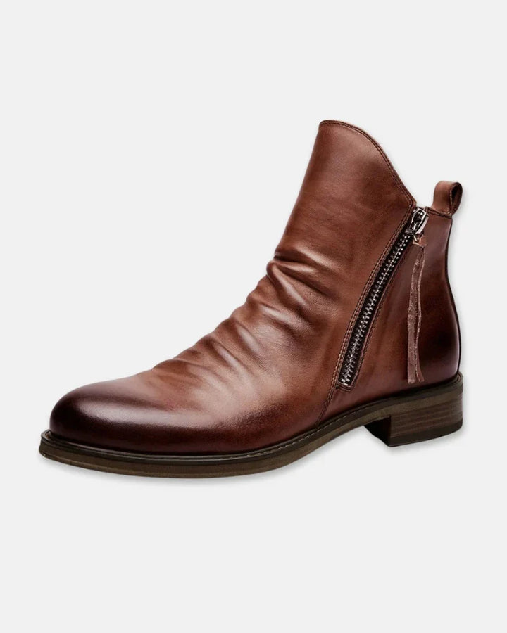 Marc - Leather Ankle Boots