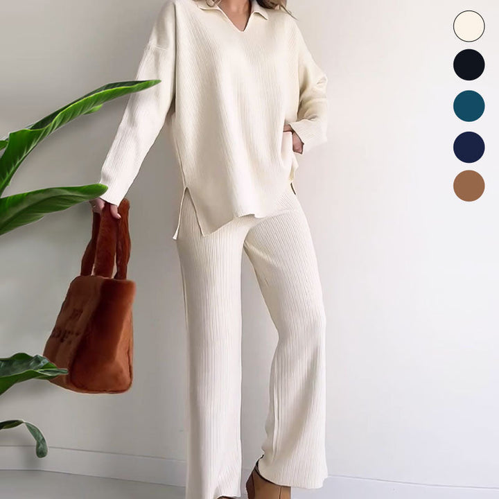 Erin - V-Neck Casual Two-Piece Set