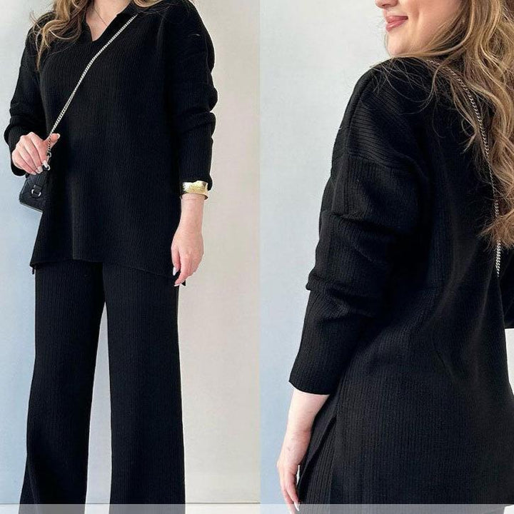 Erin - V-Neck Casual Two-Piece Set
